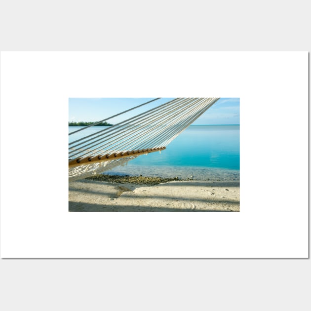 Hammock on tropical island. Wall Art by brians101